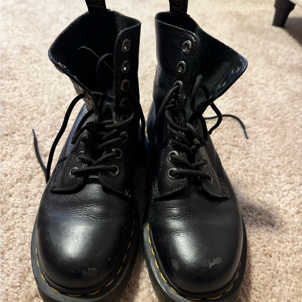 Dr. Martens Black Leather Boots